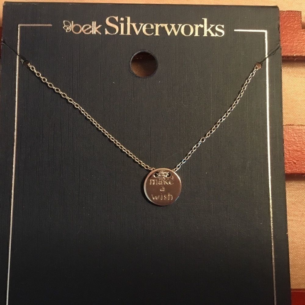 NWT Make A Wish Sterling Necklace